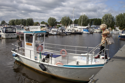 Watertaxi naar het centrum